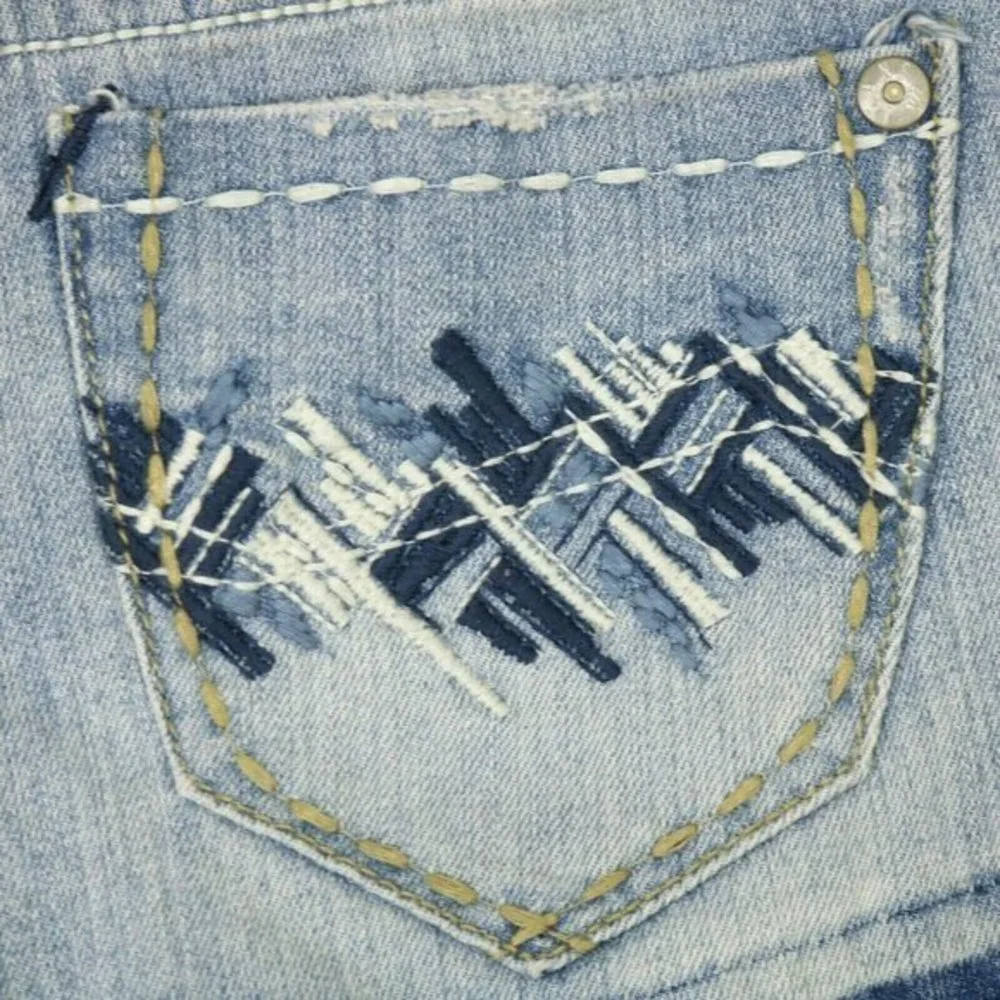 Unionbay‎ Cut Off Jean Shorts Distressed Stretch Frayed 5